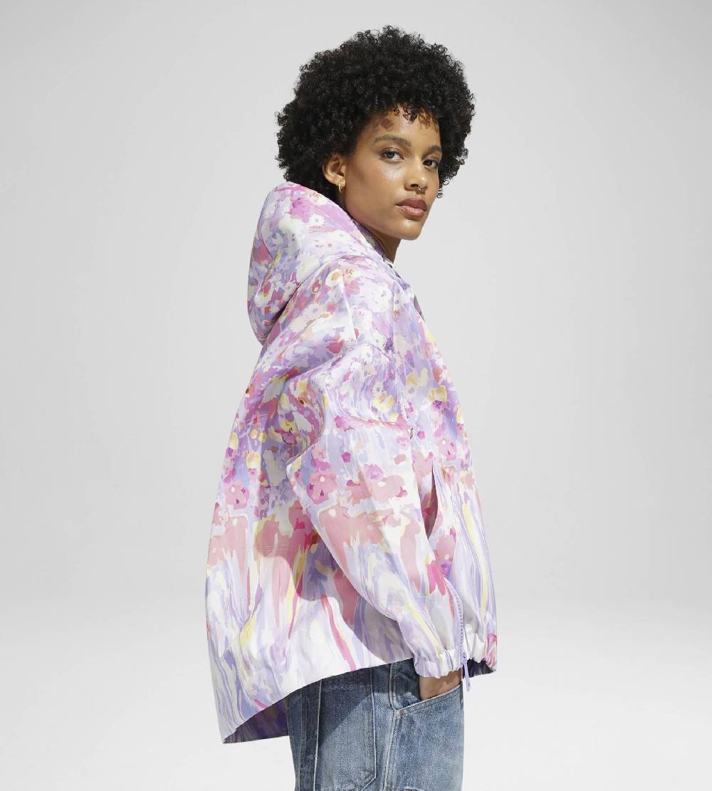 Khrisjoy KHRIS WINDBREAKER FLOWERS UPSIDE DOWN CANDY PINK Fino al 50% di sconto