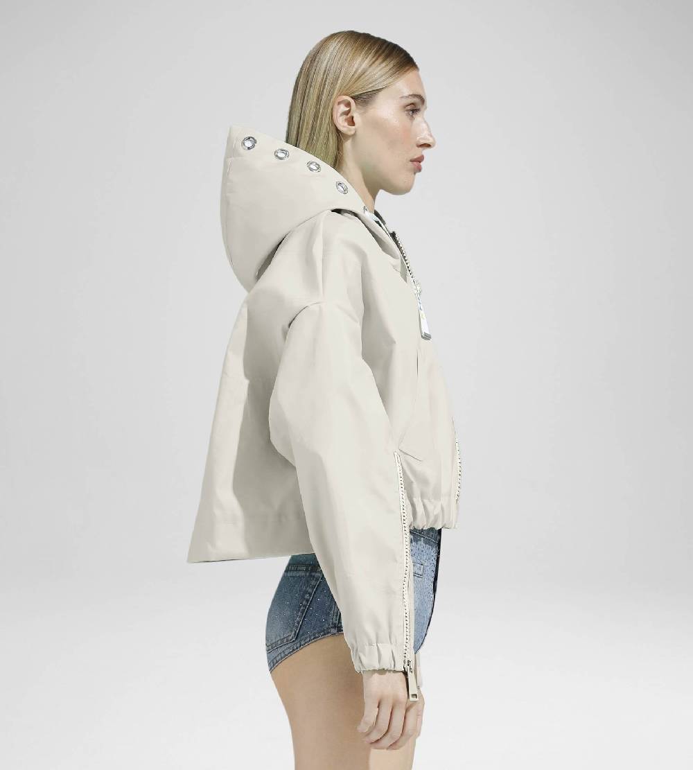 Khrisjoy NEW KHRIS CROP WINDBREAKER DESERT Offerta speciale della fabbrica