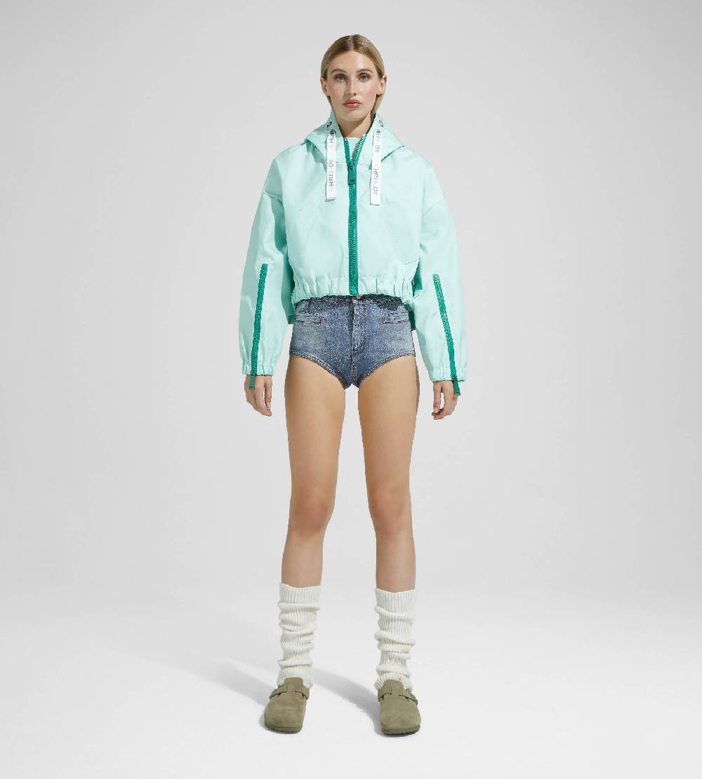 Khrisjoy NEW KHRIS CROP WINDBREAKER AFTER EIGHT Fino al 55% di sconto