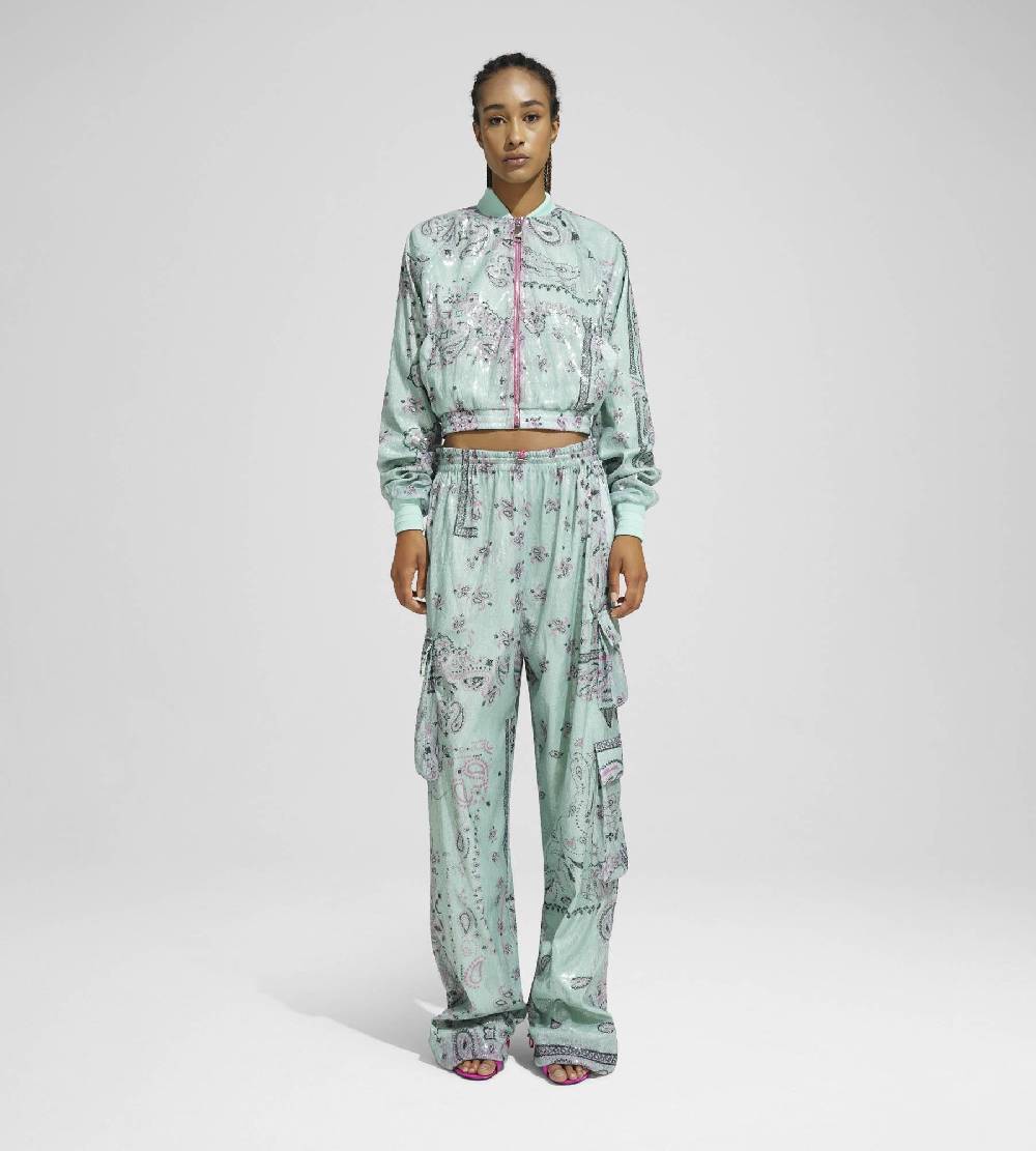 Khrisjoy TRACK JACKET PAILLETTES BANDANA AFTER EIGHT Trasporto libero internazionale