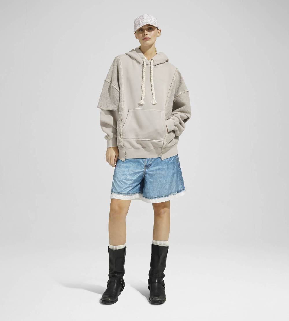 Khrisjoy HOODIE DOUBLE POCKETS DESERT Duty-free