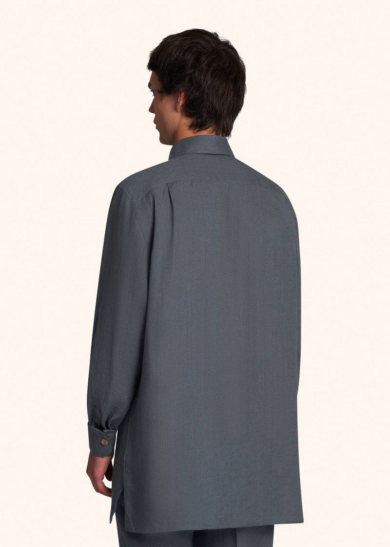 Kiton AAL - CAMICIA SPORT LINO UMC016H0883815 Pezzi Unici
