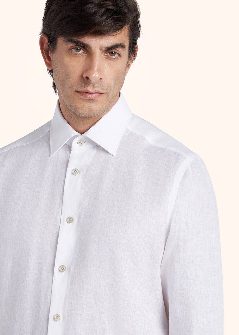 Kiton CAMICIA LINO UCMH0884701 Soddisfazione Garantita