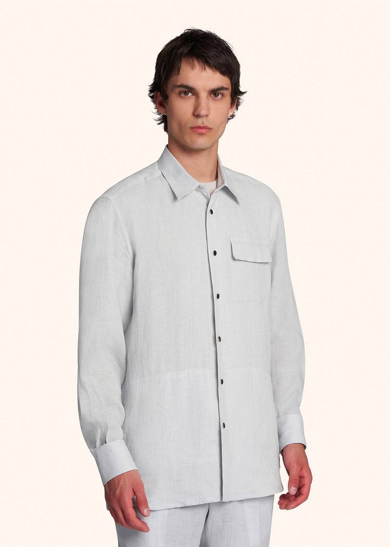 Kiton BUBA - CAMICIA LINO UMCBUBAH0883813 Fino Al -60%