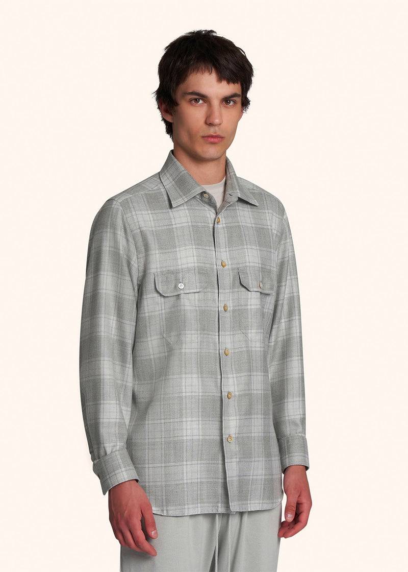 Kiton CAMICIA CASHMERE UCWMK0614C01 Shopping Online
