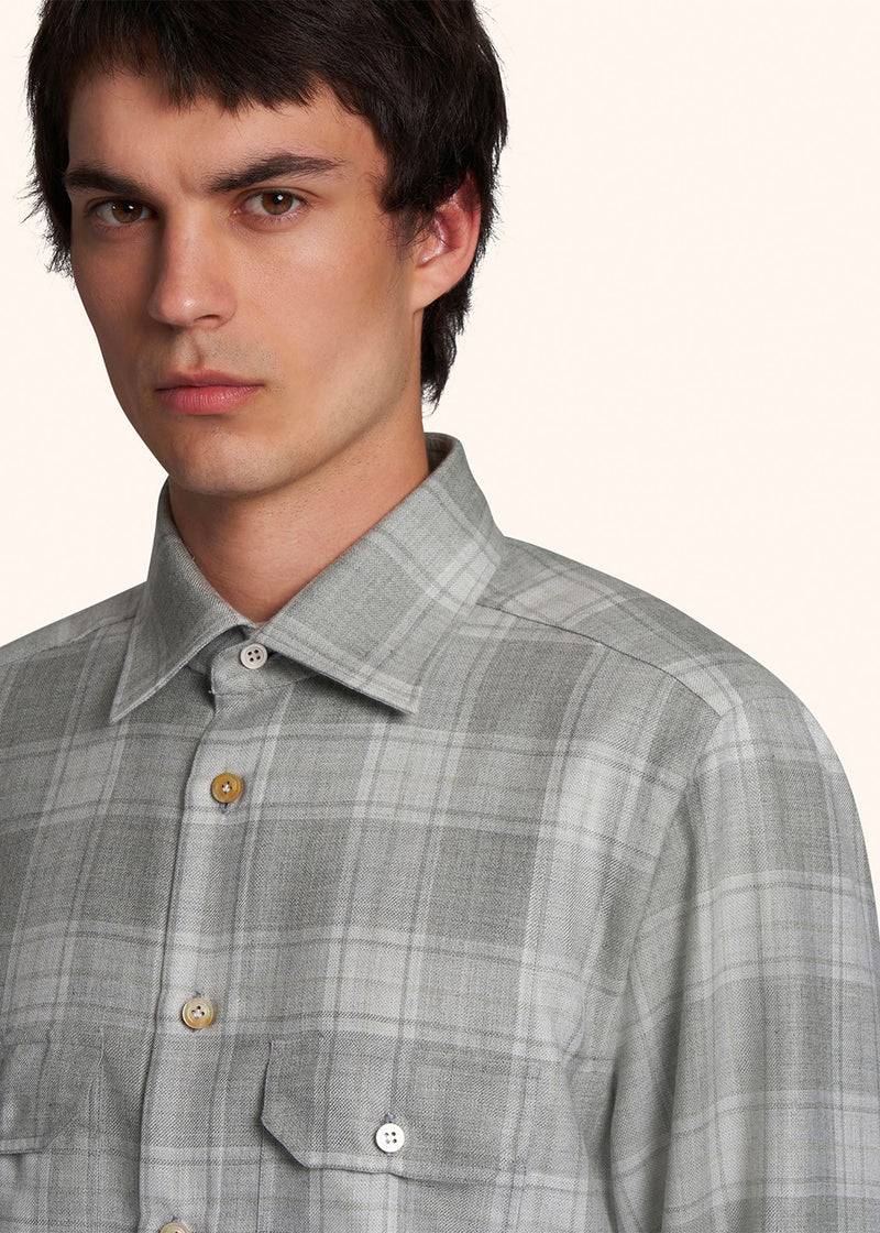 Kiton CAMICIA CASHMERE UCWMK0614C01 Shopping Online