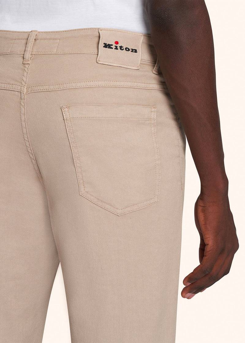 Kiton PANTALONI LINO UPNCARK0612D02 Offerta Anniversario