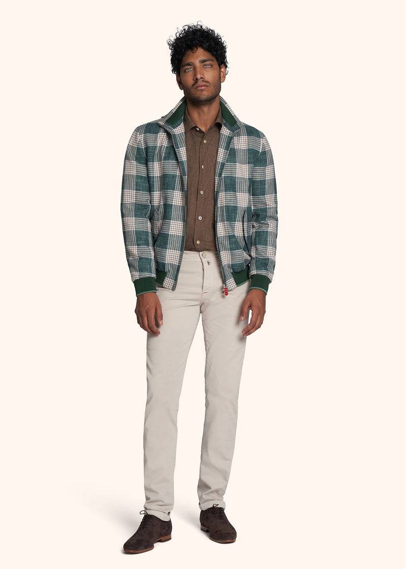 Kiton PANTALONI COTONE UPNJSMJ0738B04 Offerta migliore
