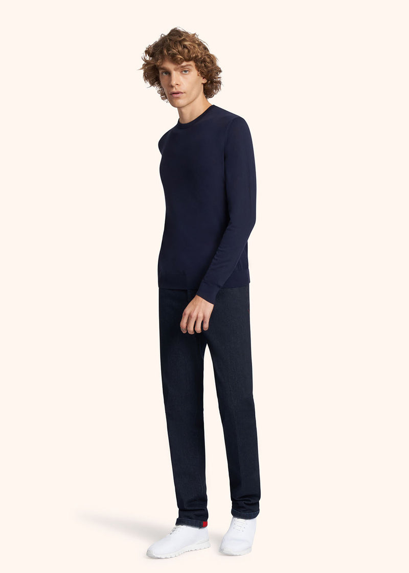 Kiton PANTALONI COTONE UPNJSMJ0763A04 Offerte esclusive