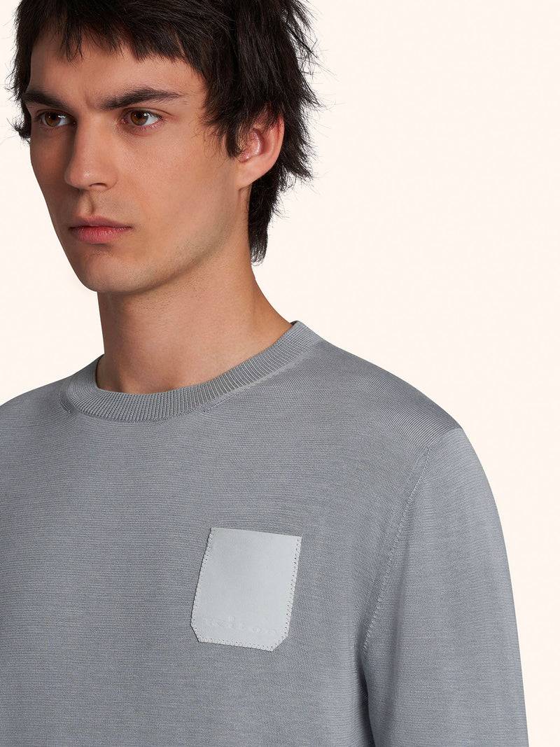 Kiton MAGLIA GIROCOLLO M/L SETA UMK039001 Nuovi prodotti