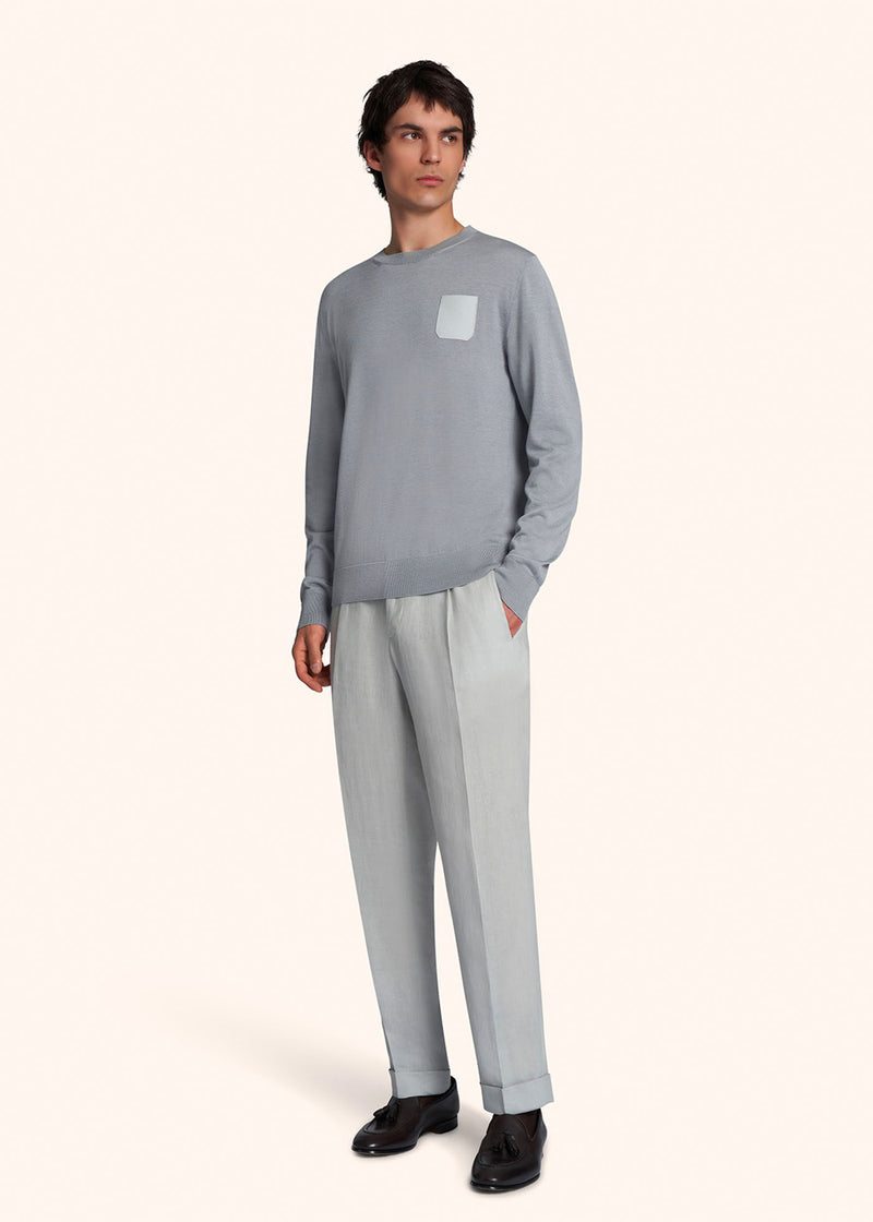 Kiton MAGLIA GIROCOLLO M/L SETA UMK039001 Nuovi prodotti