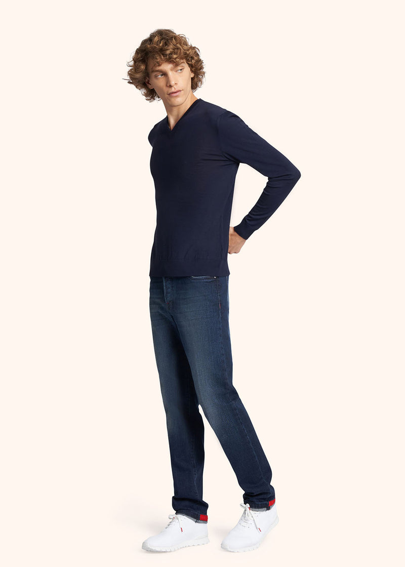 Kiton MAGLIA SCOLLO V LANA UK865K4 Offerte giornaliere