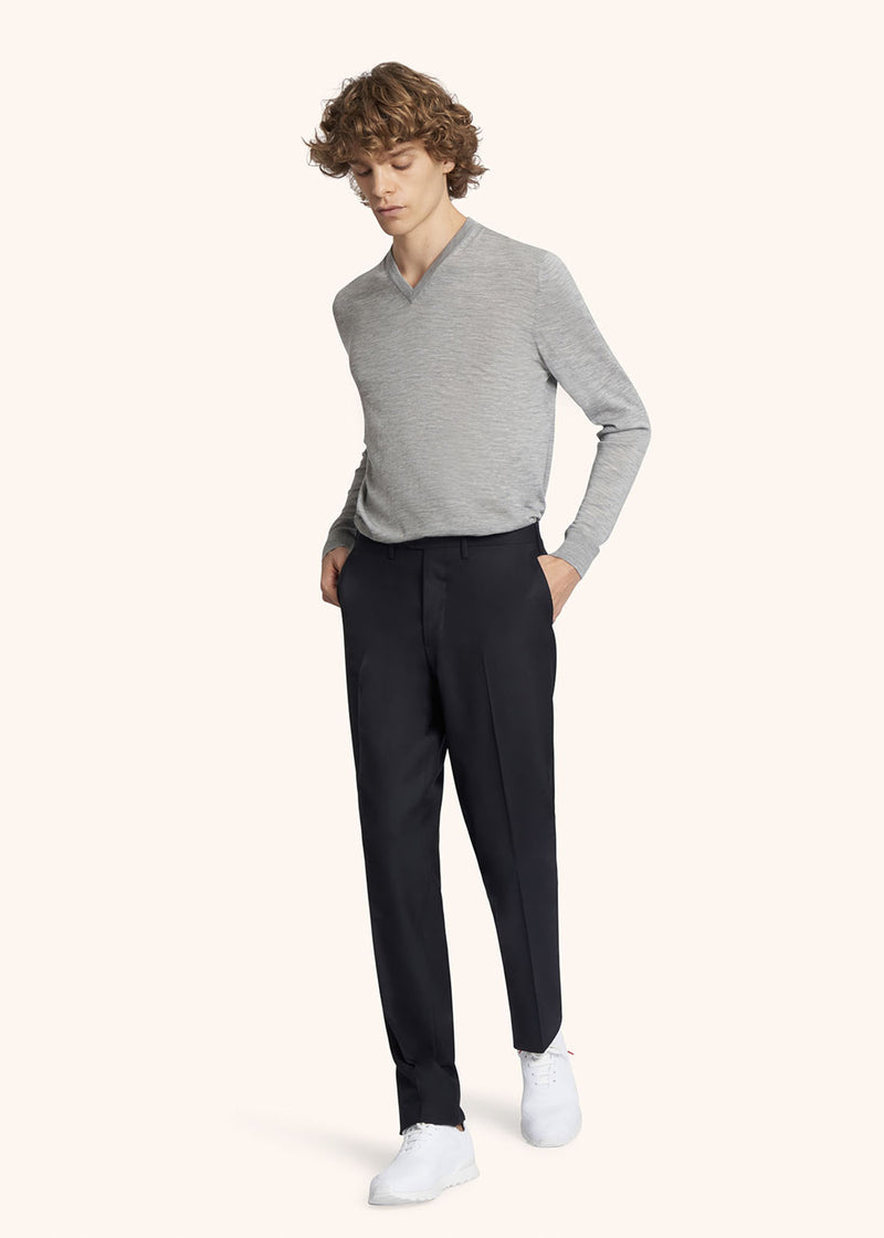 Kiton MAGLIA SCOLLO V LANA UK8651000 Enormi risparmi