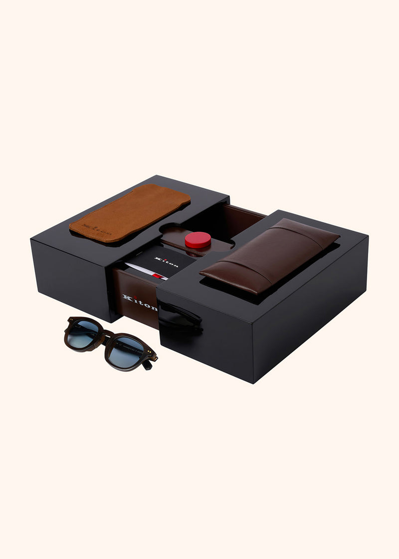 Kiton PATHOS - OCCHIALI IN CORNO UOC003H5 Prezzo basso