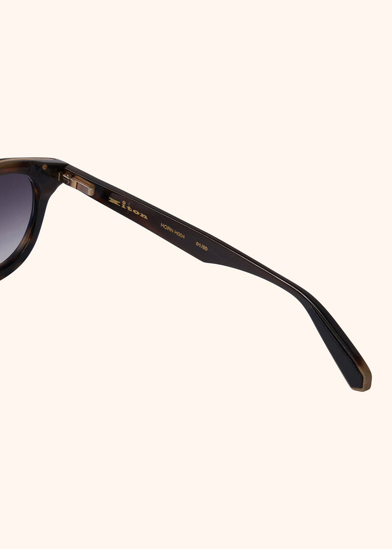 Kiton PATHOS - OCCHIALI IN CORNO UOC003H4 Super Saving Price