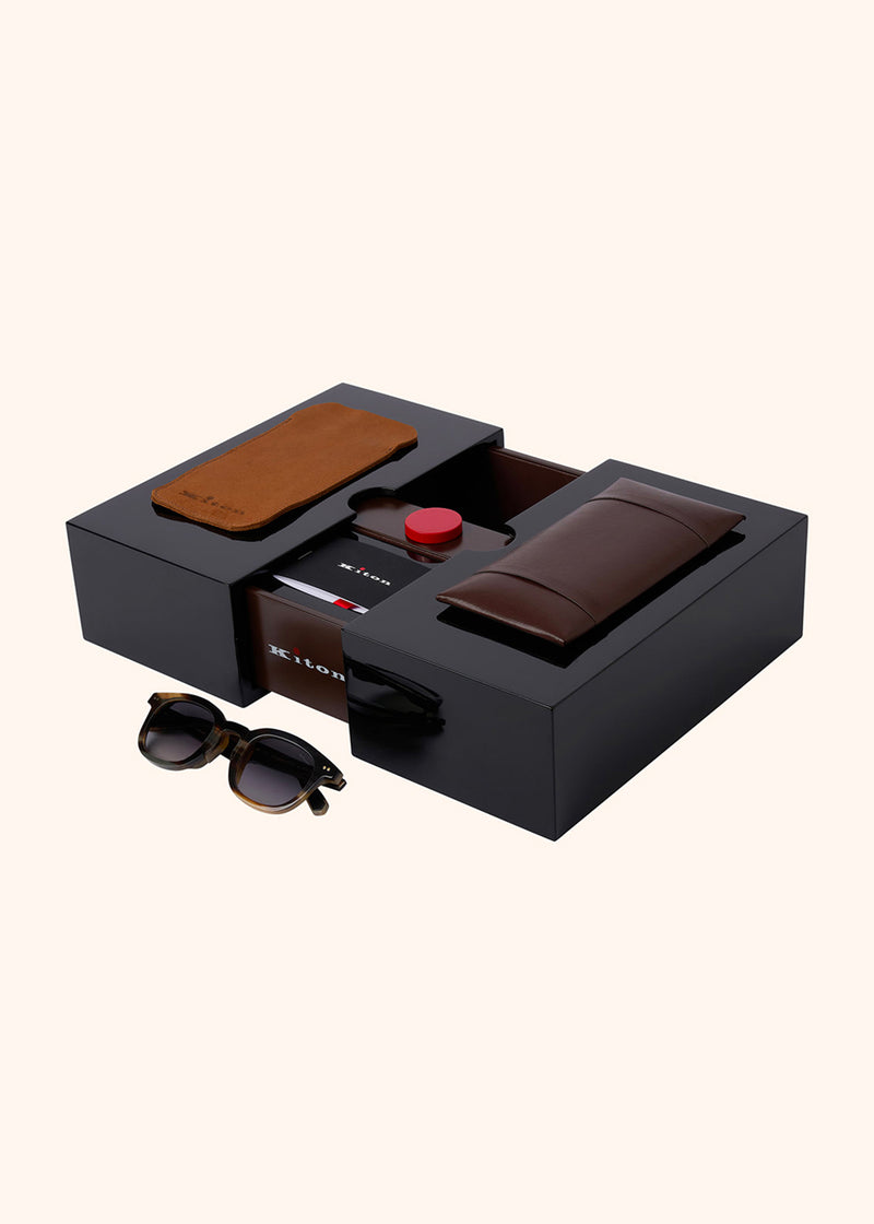 Kiton PATHOS - OCCHIALI IN CORNO UOC003H4 Super Saving Price