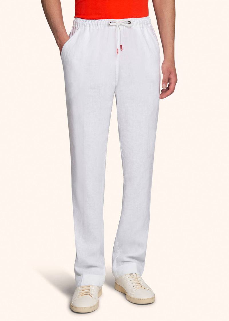 Kiton PANTALONI LINO UPSHORLK06S9801 ACQUISTA ORA