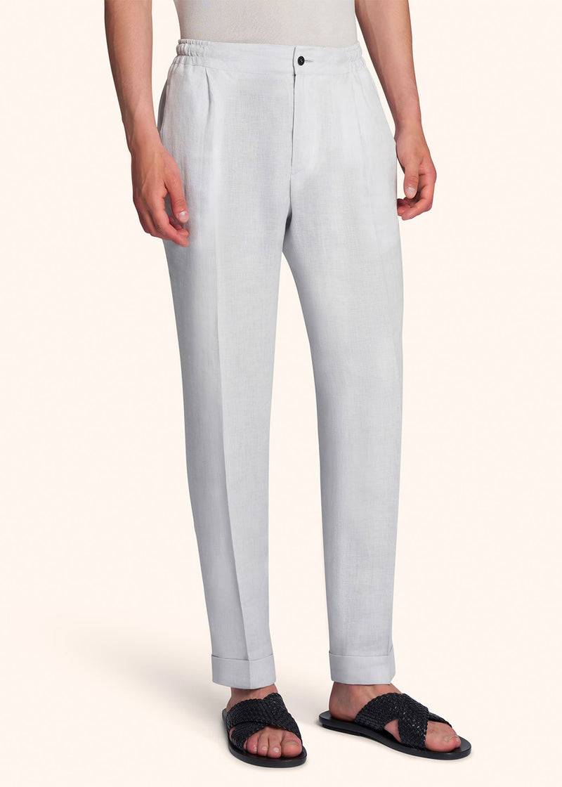 Kiton PANTALONI LINO UPN01H0883813 Ultimo giorno