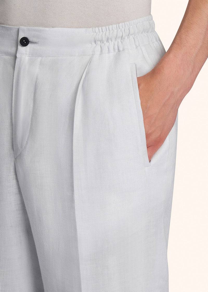Kiton PANTALONI LINO UPN01H0883813 Ultimo giorno