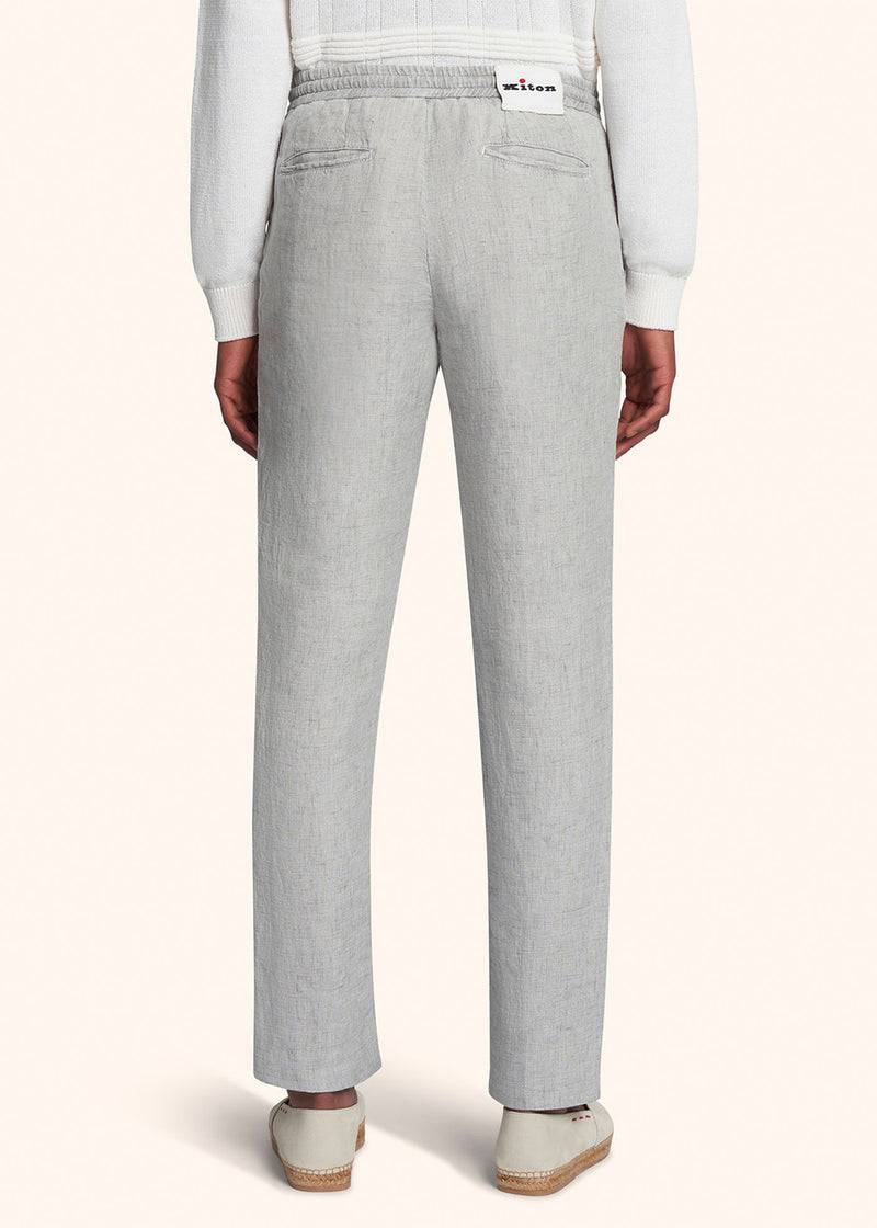 Kiton PANTALONI LINO UPLACK0613D01 Promozione temporanea