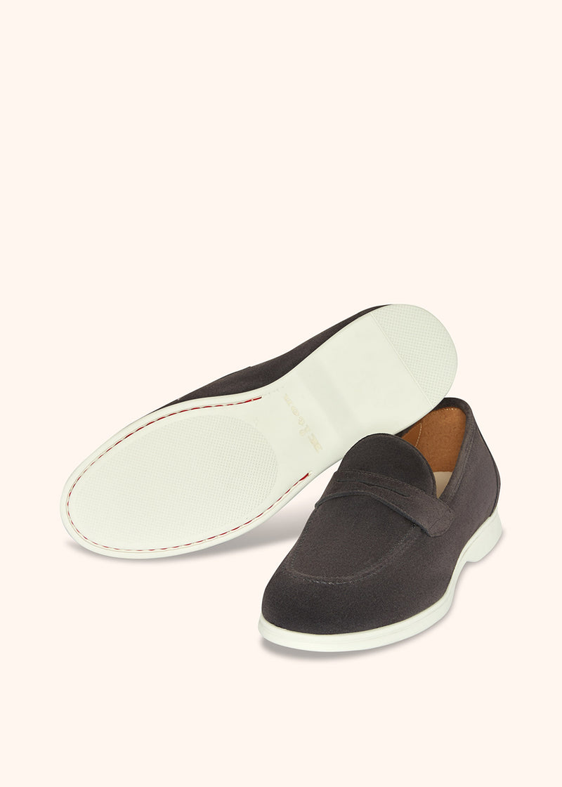 Kiton MOKA - MOCASSINO CALFSKIN USSA075N0097706 In Linea