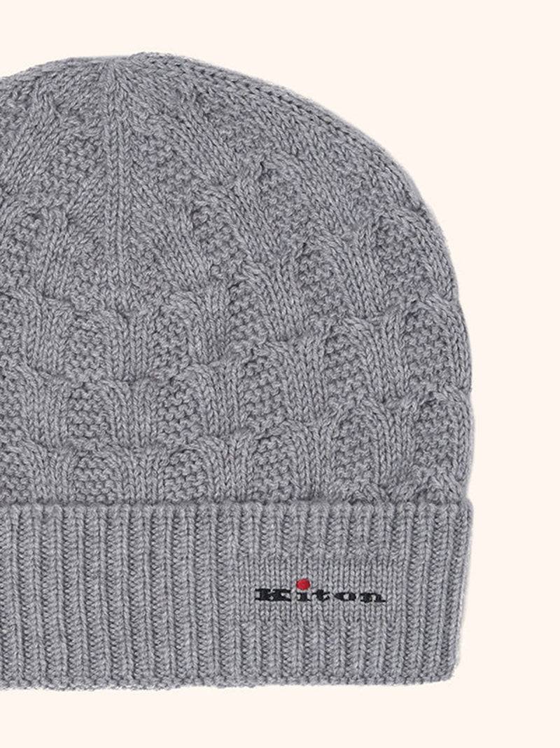 Kiton CAPPELLO BERRETTO IN MAGLIA Cashmere UMK007304 Negozi Online