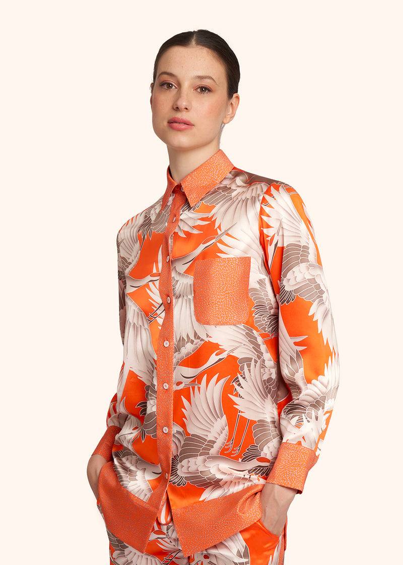 Kiton CAMICIA SETA D57438K0978C16 Novità