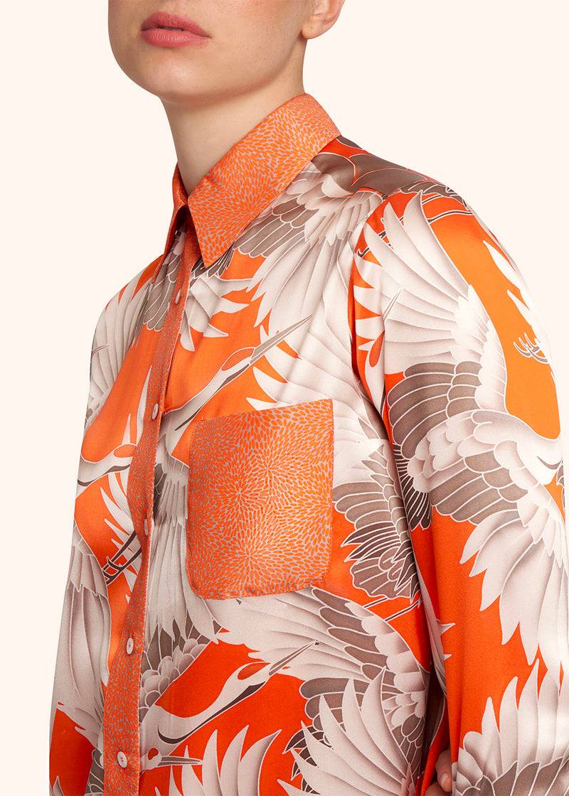 Kiton CAMICIA SETA D57438K0978C16 Novità