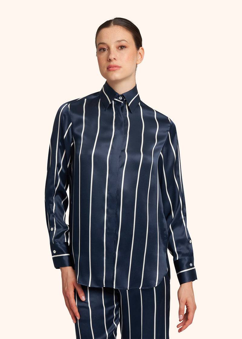 Kiton CAMICIA SETA D55442K0978C05 Sconto