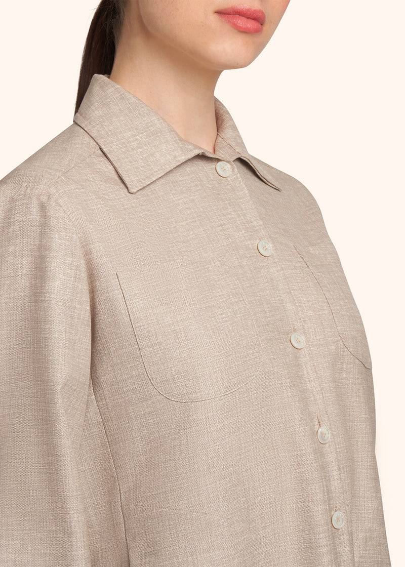 Kiton CAMICIA LANA VERGINE D50429K0627C09 Economico