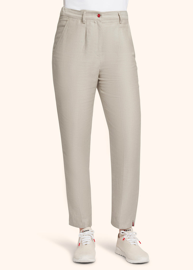 Kiton PANTALONI LINO D55113H0844201 Liquidazione