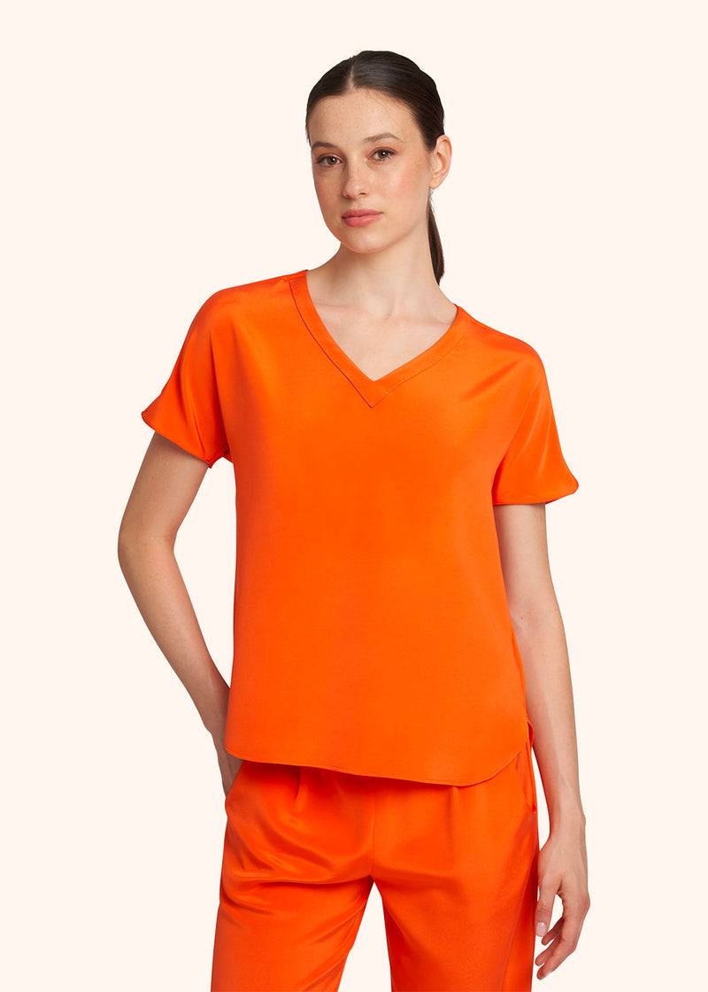 Kiton T-SHIRT SETA D47454K0977A17 Prezzo basso