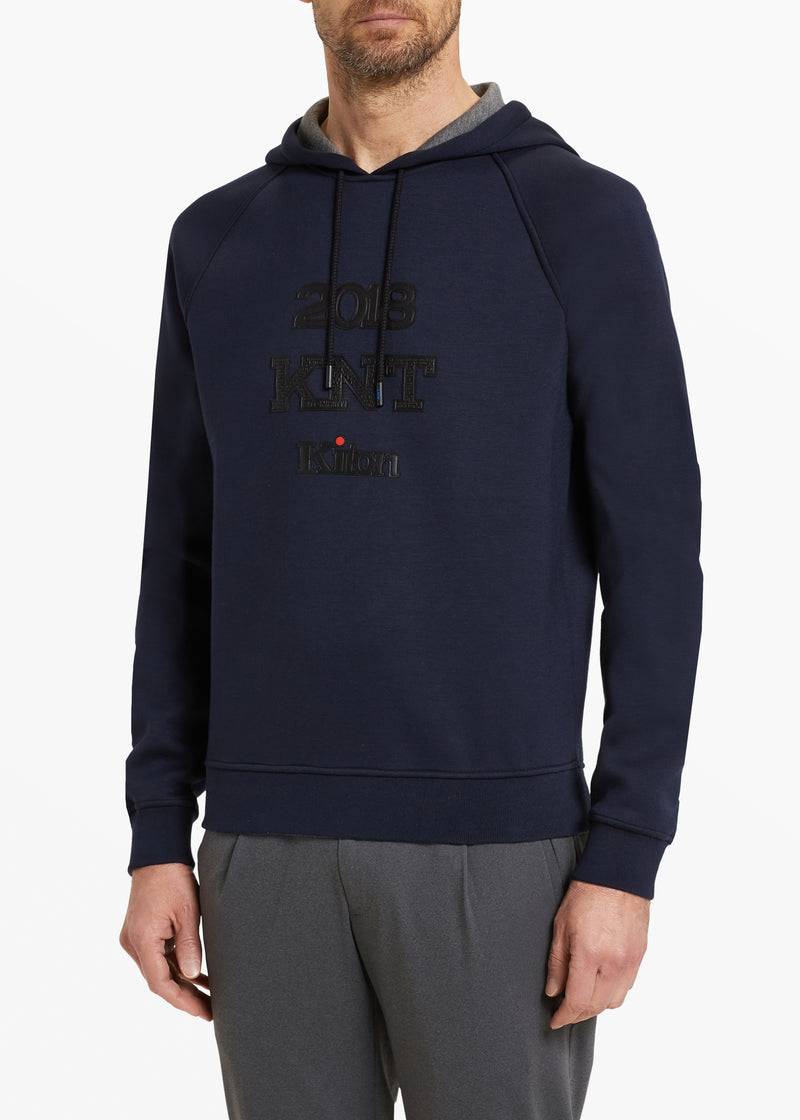 Kiton FELPA C/CAPPUCCIO VISCOSA UMM011602 Consegna Veloce