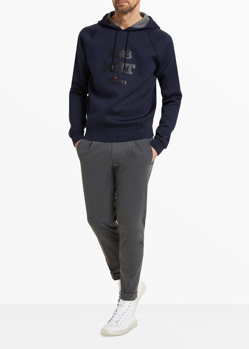 Kiton FELPA C/CAPPUCCIO VISCOSA UMM011602 Consegna Veloce