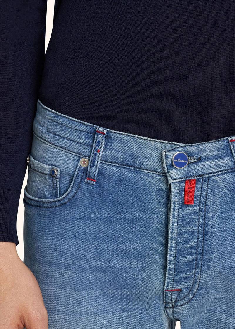 Kiton PANTALONI ULTRA SLIM COTONE UPNJSM2J0763A01 Sconti VIP