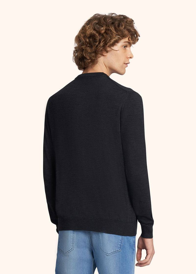 Kiton MAGLIA GIROCOLLO LANA UK8631015 Rilascio limitato