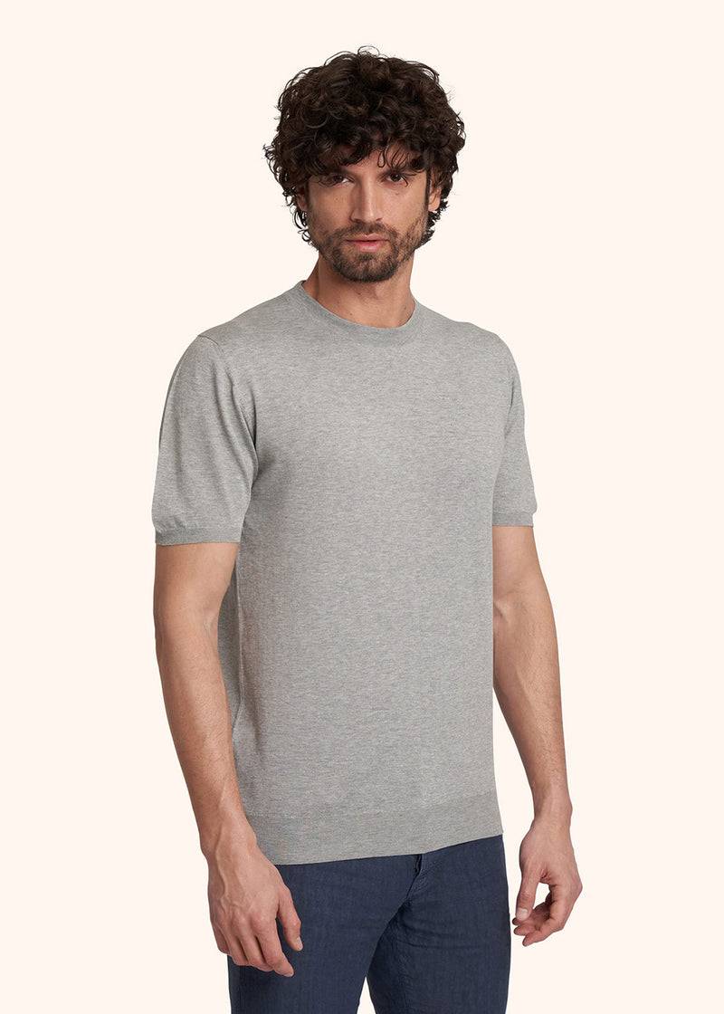 Kiton MAGLIA GIROCOLLO Cotone UK31MUE22K283 Ultimo giorno