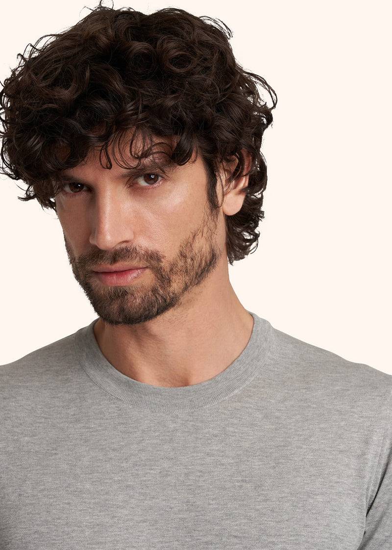 Kiton MAGLIA GIROCOLLO Cotone UK31MUE22K283 Ultimo giorno