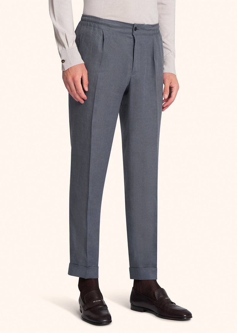 Kiton PANTALONI LINO UPN01H0883815 Fino al 65% di sconto