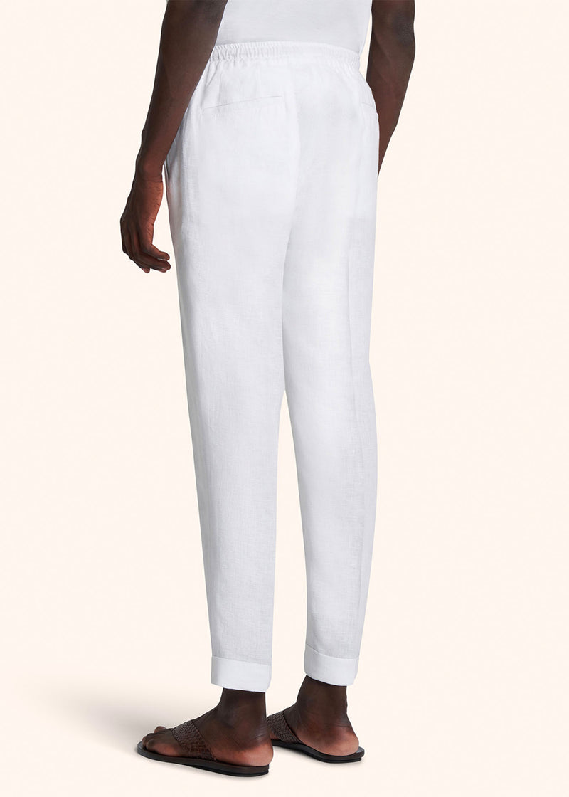 Kiton PANTALONI LINO UPN01H0883801 Only for today