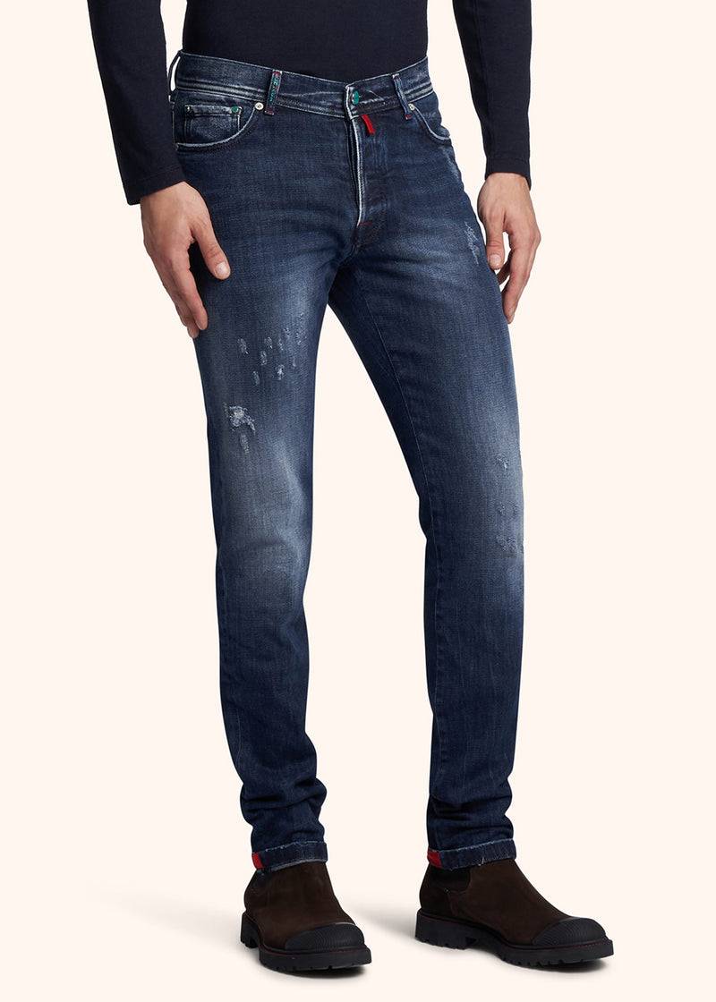 Kiton PANTALONI Cotone UPNJSMJ0325B02 Sostegno trimestrale