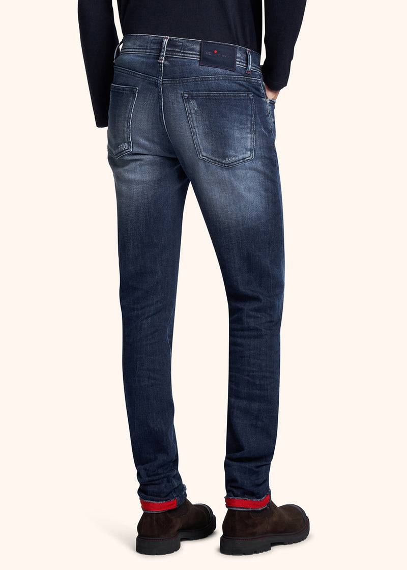 Kiton PANTALONI Cotone UPNJSMJ0325B02 Sostegno trimestrale