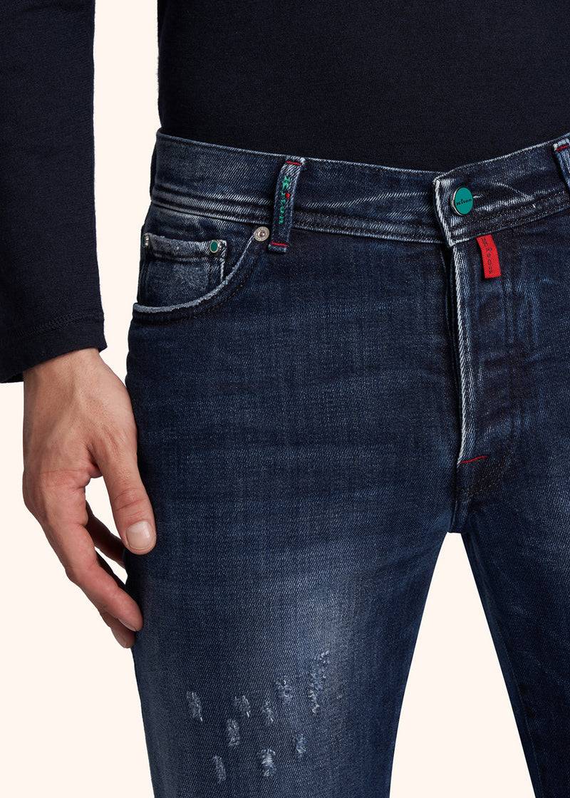 Kiton PANTALONI Cotone UPNJSMJ0325B02 Sostegno trimestrale