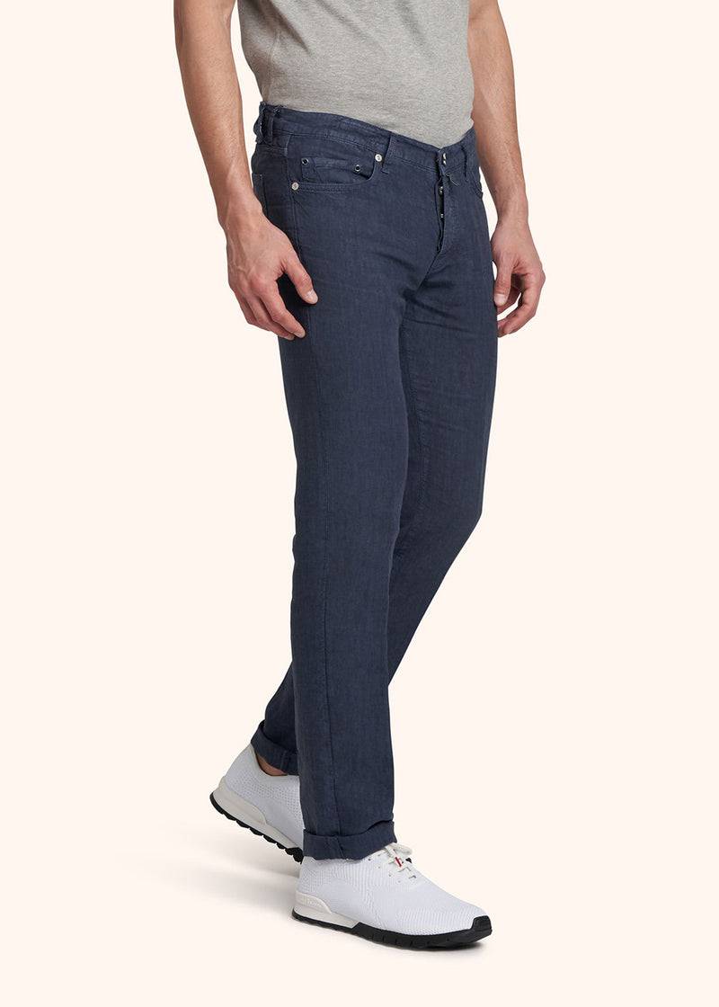 Kiton PANTALONI ULTRA SLIM Lino UPNJSM2J0760A07 Discount Store per i nuovi prodotti