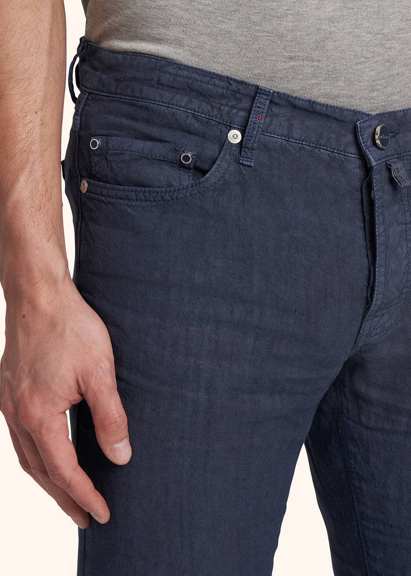 Kiton PANTALONI ULTRA SLIM Lino UPNJSM2J0760A07 Discount Store per i nuovi prodotti