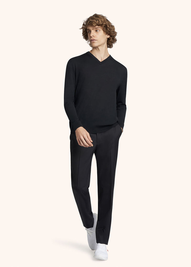 Kiton PANTALONI LANA UPNPEK0982806 Black Friday Prezzi