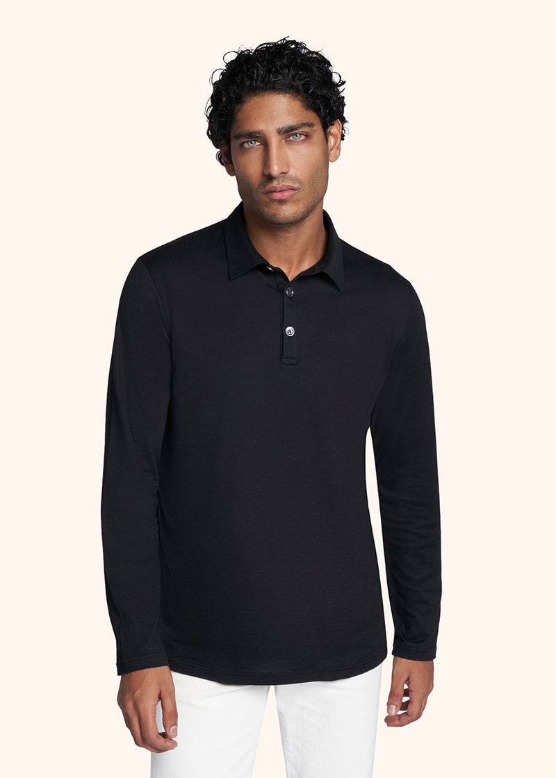 Kiton POLO ML Cotone UMK020815 Soddisfazione Garantita