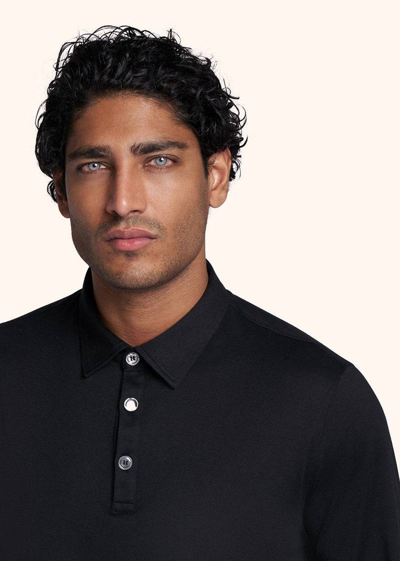 Kiton POLO ML Cotone UMK020815 Soddisfazione Garantita