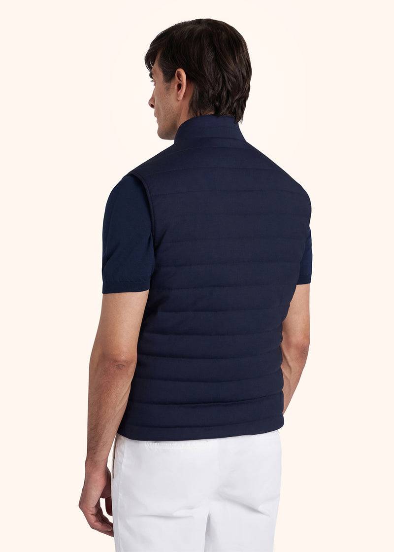Kiton GIUBBOTTO SMANICATO LANA VERGINE UW1723K0638C05 In Saldo