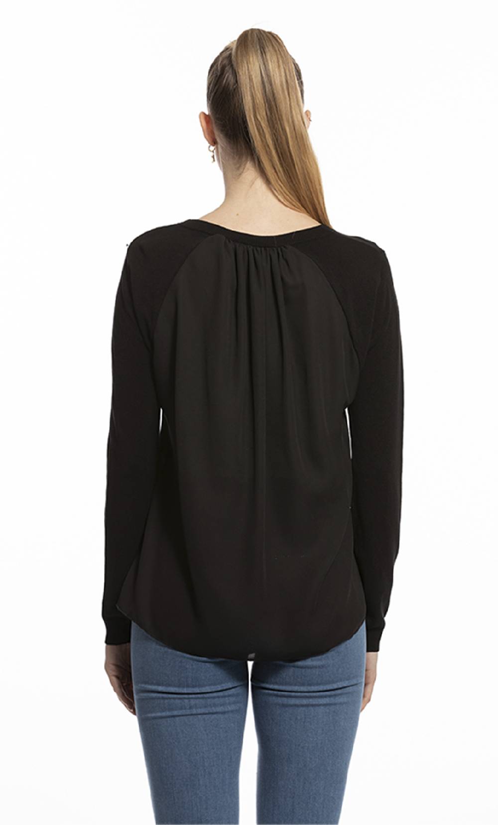 Koralline MAGLIA CON GEORGETTE DIETRO Lightning offer